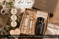 Coffret Bébé & Papa – Attache-tétine + Porte-clé + Parfum